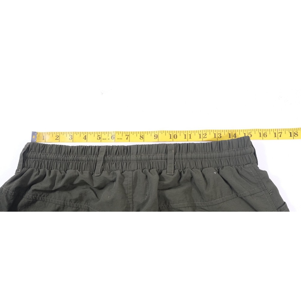 Sumthn Official Pants Mens XL Green Nylon Track Joggers Streetwear Logo Patch - Picture 4 of 6